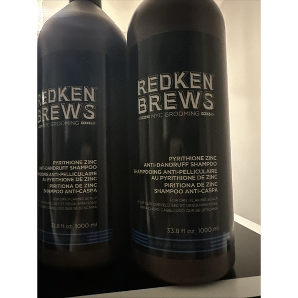 Lot 3 Redken Brews Anti-Dandruff Shampoo Pyrithione Zinc Discontinued Exp 5/2020 - Picture 2 of 3